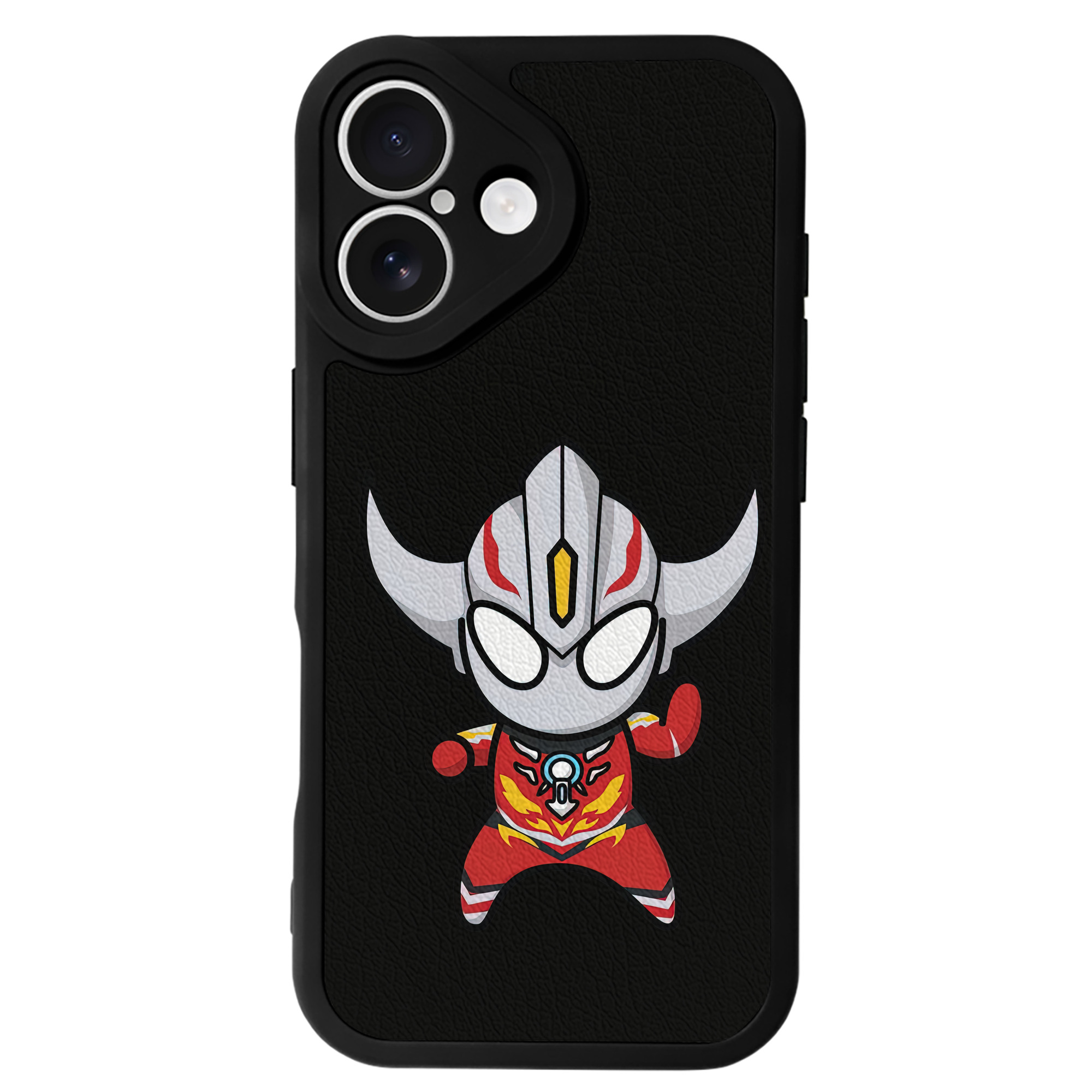 （画像用） ウルトラマン Ultraman 【iPhone 16シリーズ対応】シリコンスマホケース（レザー調） 材質：シリコン